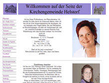 Tablet Screenshot of kirche-helstorf.de